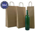 Kraft Bags for 1, 2, 3  bottles K.libag : Bottles packaging