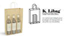 Kraft Bags for 1, 2, 3  bottles K.libag : Bottles packaging