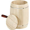 Small and large wooden barrels : Boxes