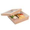 Small boxes + windowed lid  : Events / catering