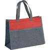 Rectangular isothermal cooler bag, grey/red  : Bags