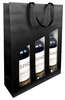 Bag from the Seduction collection, holds 1, 2 or 3 bottles, black  : Bottles packaging