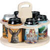 Rotating beverage holder for 6 x 33cl cans : Bottles packaging