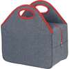 Sac isotherme rectangle gris/rouge  : Bags