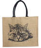 "Cat's Head" jute tote bag : Items for resale
