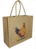 &#8220;Poulette&#8221; jute tote bag : Items for resale