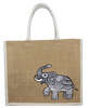Jute tote bag "Elephant India" : Items for resale