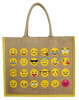 &#8220;Emojis&#8221; jute tote bag : Items for resale