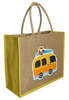 Jute shopping bag "Camping Car" : Items for resale