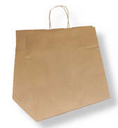 CATERING BAGS with twisted handles, natural : Bags