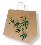 CATERING BAGS featuring decorative design and twisted handles : Bags