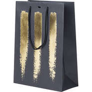 Black and gold paper bag : Bags