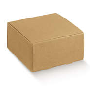 Boite en carton nature avec cannelures : Boxes