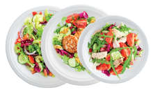 Pack of 50 100% natural round plates : Events / catering