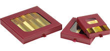 Coffret carton carré chocolats : Boxes