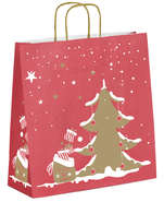 Festive kraft paper bag - Magical Christmas : Celebrations