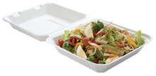 Lot de 50 Lunch box 100% naturelle - 1 compartiment : Vaisselle snacking