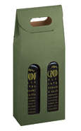 Coffret carton cadeaux pour bouteilles spéciales huile d'olive AOC : Bottles packaging