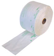 Roll of GREEN biodegradable bags : Bags