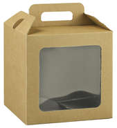 Cardboard case with biodegradable window : Boxes
