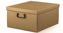Cardboard storage box : Boxes