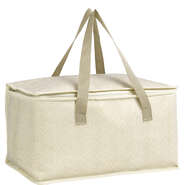 Rectangular isothermal cooler bag, beige : 