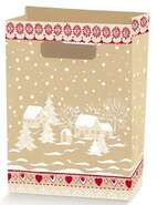 "Christmas Village" carboard bag : Celebrations