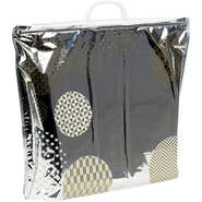 Isothermal bag with bubble decor, gold/white : Bags