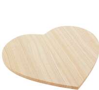 Heart-shaped wooden food board : Trays & boards