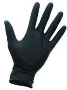 Single-use gloves, black  : 