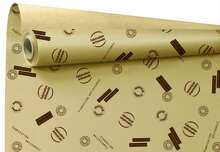 Gift wrap with "Fabrication Artisanal" motif : Packaging accessories