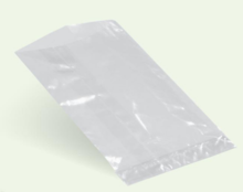 Flat NatureFlex sachet made of biodegradable cellophane : Small bags