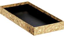 "Tropical" kraft cardboard gift box, rectangular, straight edge  : Boxes