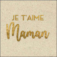 "Je t'aime Maman" label : Packaging accessories