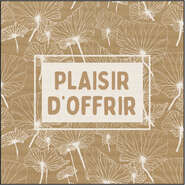 "Plaisir d'offrir" label  : Packaging accessories
