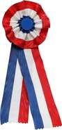 "French colours" rosettes : 