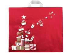 Festive gift bag with soft handles  : Bags