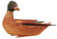 Bamboo duck basket  : Trays, baskets