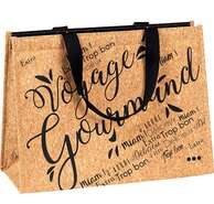 "Voyage Gourmand" cork effect isothermal cooler bag  : Bags