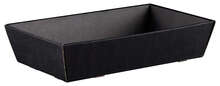 Black cardboard display tray  : Trays, baskets