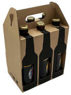 SILHOUETTE carry case for 6 longneck beer bottles : Bottles packaging