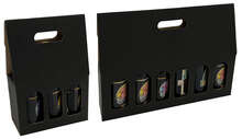 Carry case for 3 & 6 LONGNECK bottles, BLACK : Bottles packaging