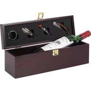 Wine merchant box + 4 accessories : Bottles packaging