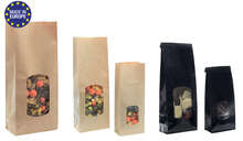 Mini window kraft bags for local products : Celebrations