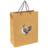 Kraft Rectangular Cardboard Bag "Gallus" : Celebrations