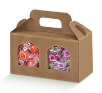 Cardboard boxe for 2 jars 90 mm  : Jars packaging