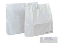 White economy plastic bags : Bags