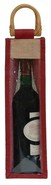 Jute bottle bag with window : Promotions