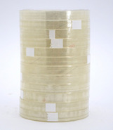 Pack of 12 rolls of adhesive tape, 1.2mmx66m, transparent : Consumable supplies