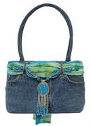 3 Colour jeans handbag : 